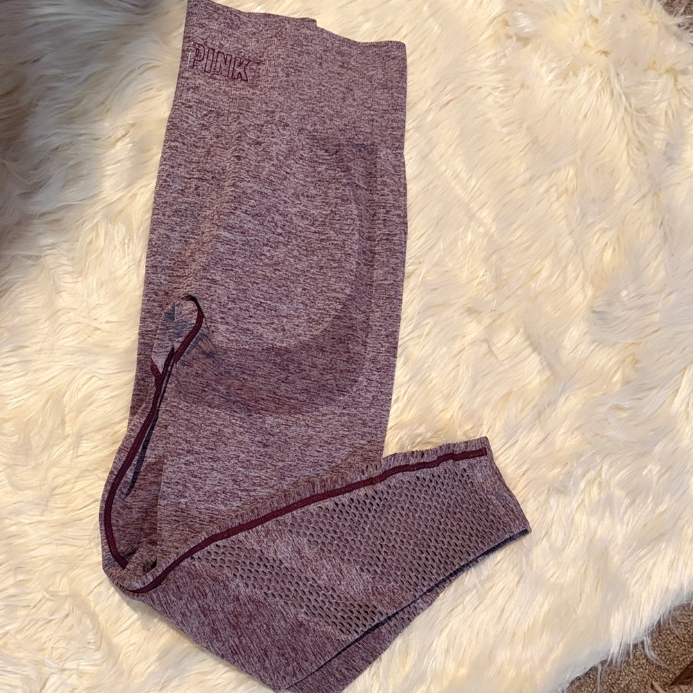 PINK Victoria's Secret Kids Leggings - Heathered Purple